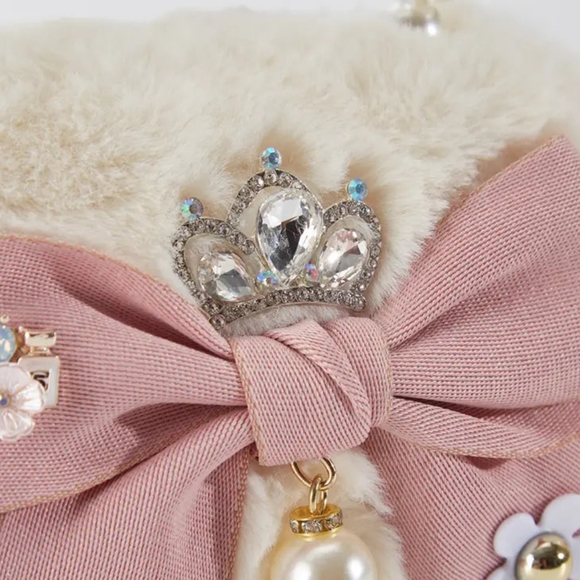 'Princess Charlotte' Cream Purse - Picture 5 of 5